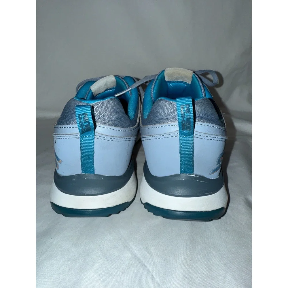 Skechers GOrun Go Trail 128719 Blue Grey Athletic Running Shoes Womens 9